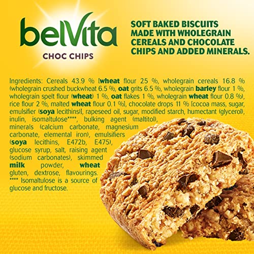 Belvita Breakfast Soft Bakesgoldengrain Biscuits, 5 x 50 g