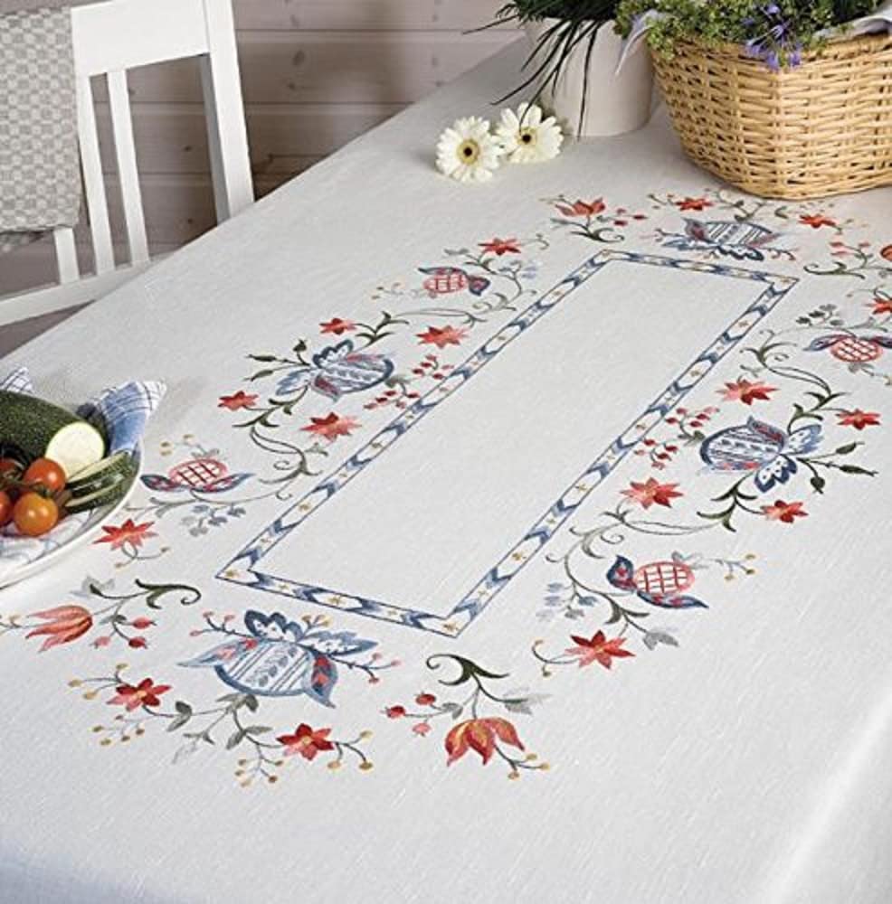 ANCHOR AI07132 Anchor Idéna - Folklore Tablecloth, Multi, One