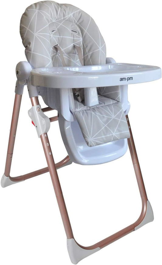 My Babiie MBHC8 Christina Milian AM:PM Geometric Mocha Premium Highchair