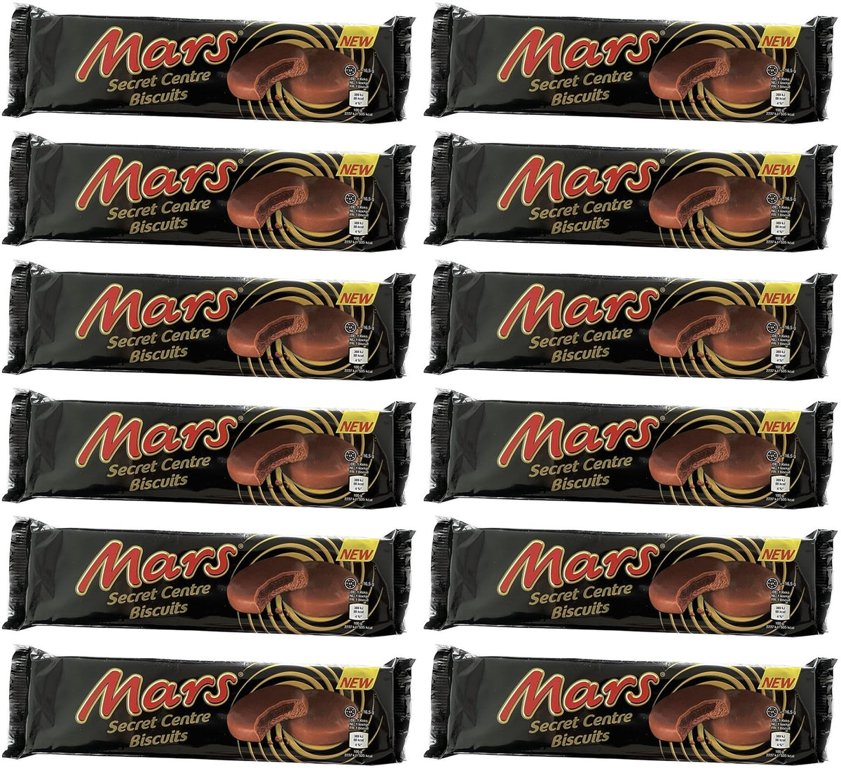 12 x Mars Secret Centres - 132g