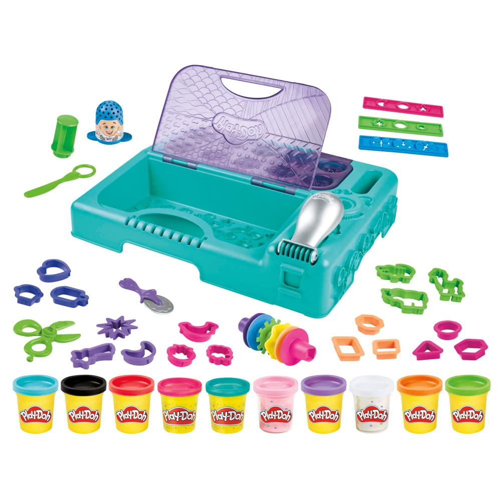 Play-Doh On the Go Imagine and Store Studio with Over 30 Tools and 10 Cans
