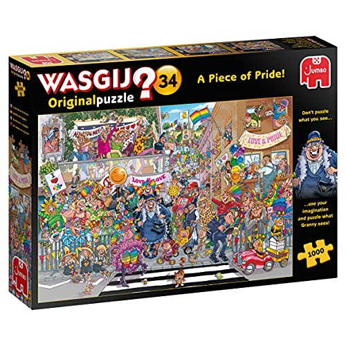 Jumbo, Wasgij, Original 34, A Piece of Pride, Jigsaw Puzzles for Adults, 1,000 piece