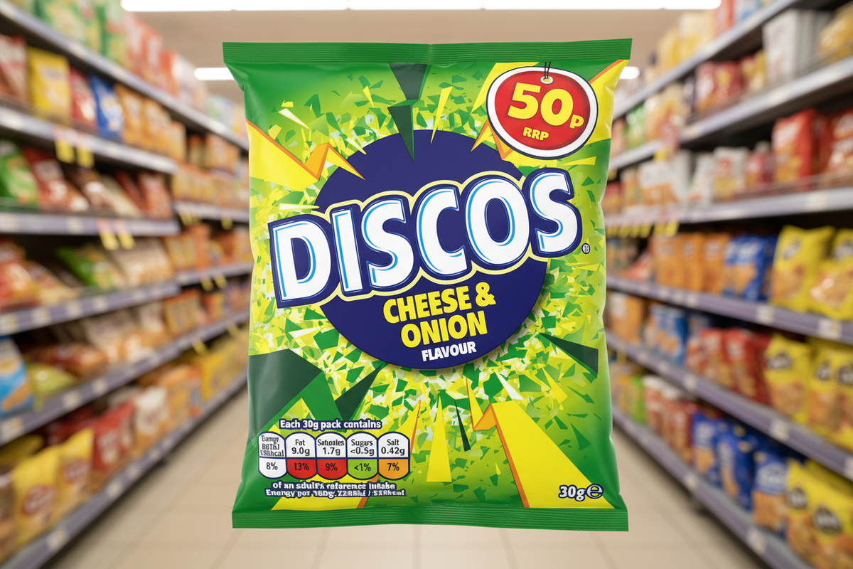 30 x Kp Discos Cheese & Onion - 30GM