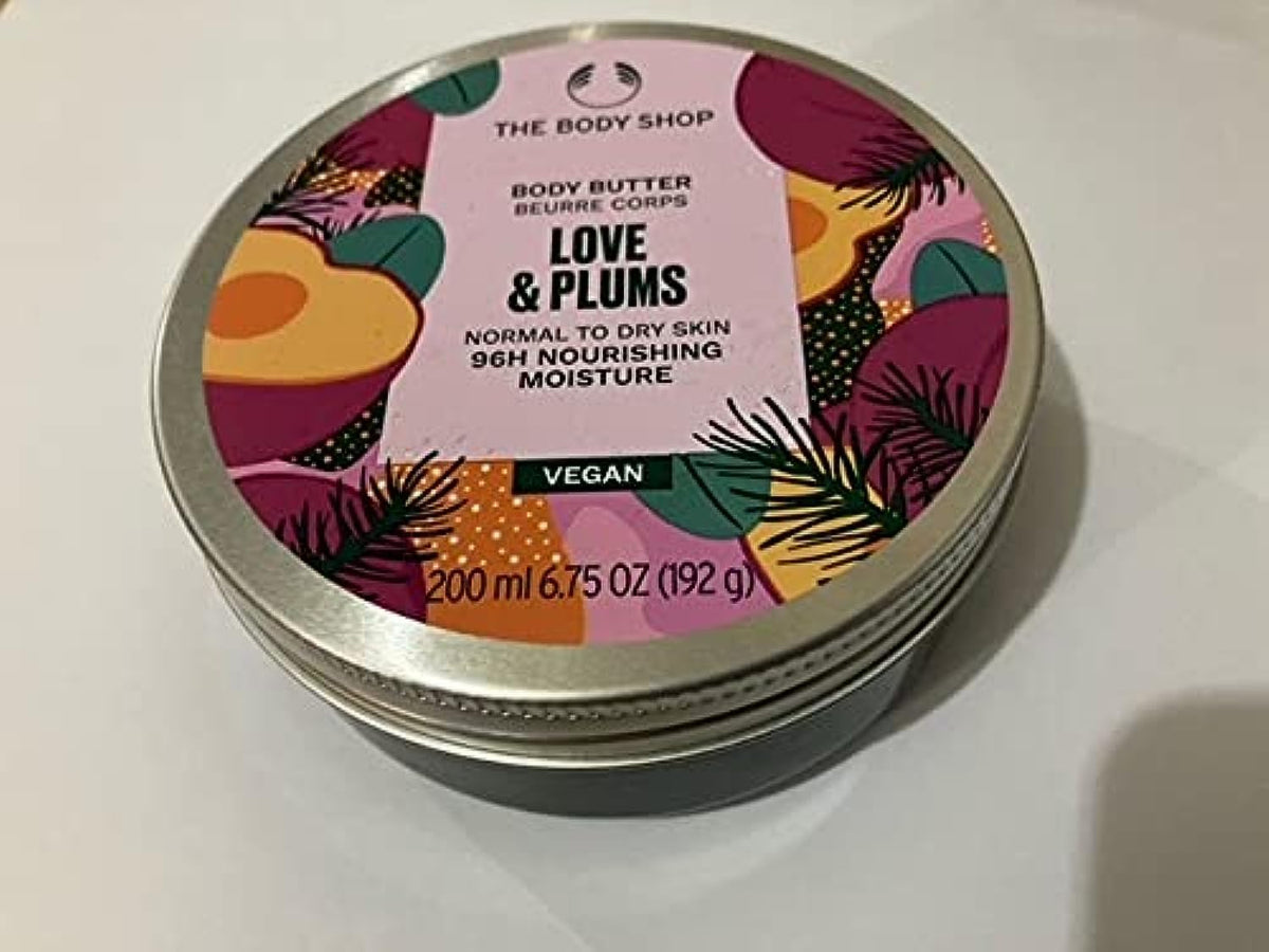 Love & Plums Body Butter 96 Hour Moisture Normal To Dry Skin 200ml