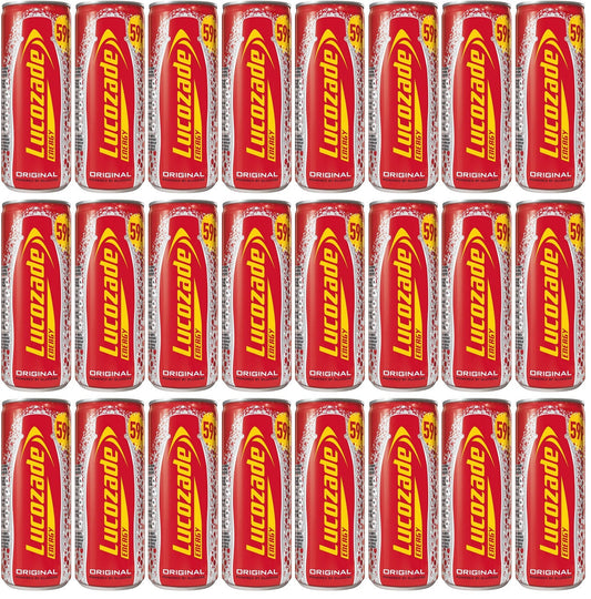 Lucozade Energy Original Cans 250ml – Case of 24