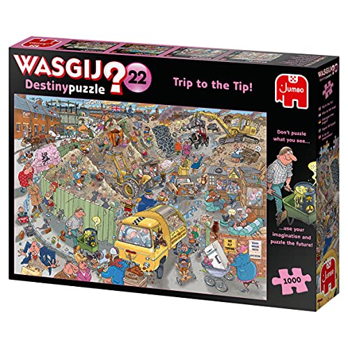 Jumbo, Wasgij, Destiny 22 - A Trip to the Tip!, Jigsaw Puzzles for Adults, 1,000 piece