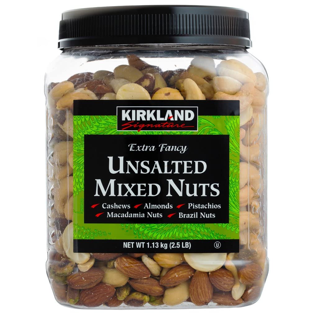 Kirkland Signature Extra Fancy Unsalted Mixed Nuts, 1.13kg