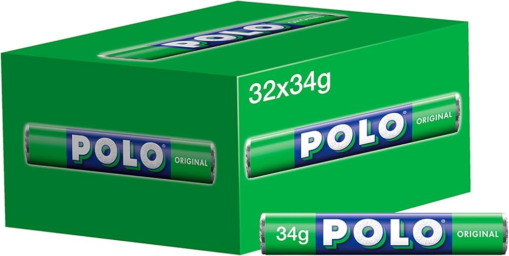 32 x Tubo de Polo Menta Original 34G