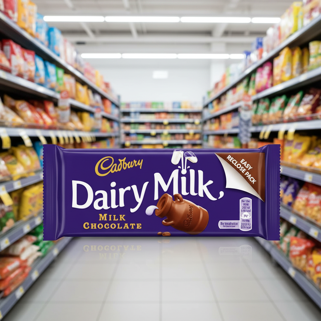 48 x Tableta de chocolate con leche Cadbury Dairy Milk 53G