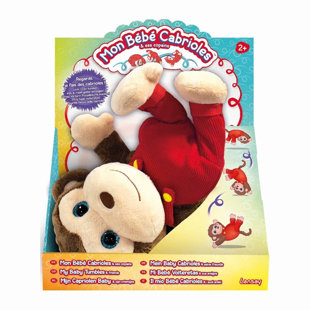 MY MONKEY TUMBLES Pre-School Soft Toy With Funny Tumbling Feature - As Seen On TV!