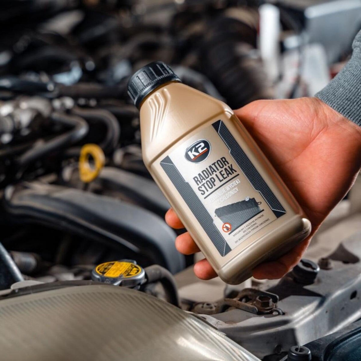 K2 Radiator Stop Leak - Liquid Radiator Sealant for All Coolants, 400ml