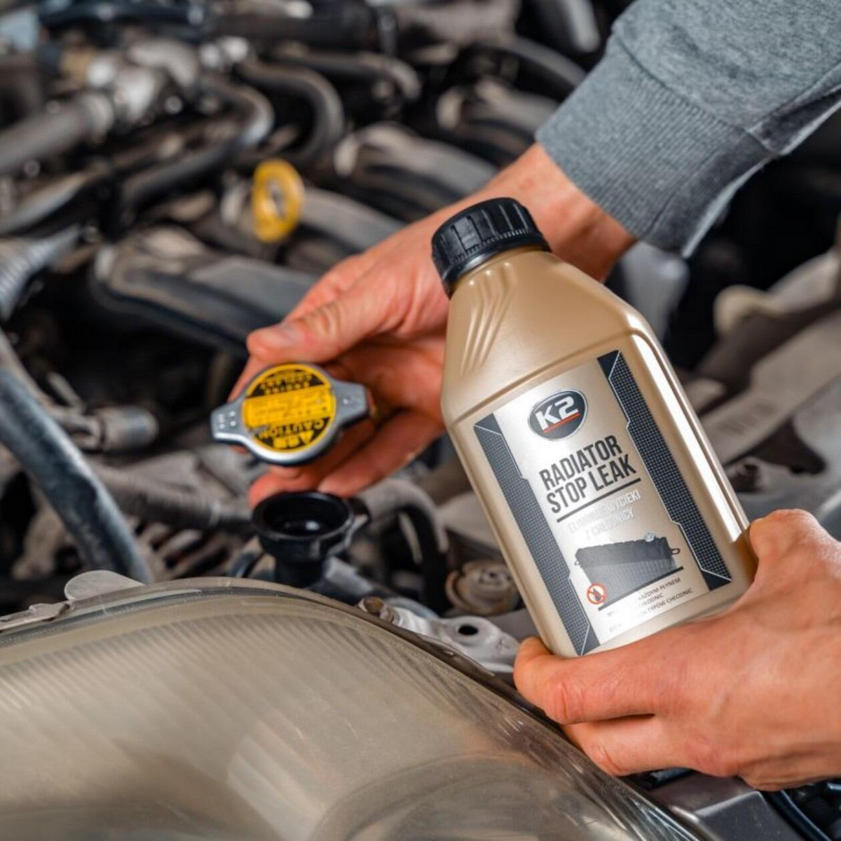 K2 Radiator Stop Leak - Liquid Radiator Sealant for All Coolants, 400ml