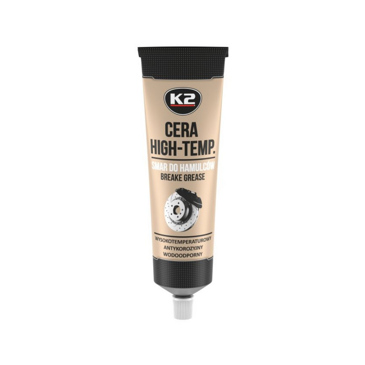 K2 CERA High-Temp Brake Grease - Professional Anti-Squeal Synthetic Lubricant, 100ml