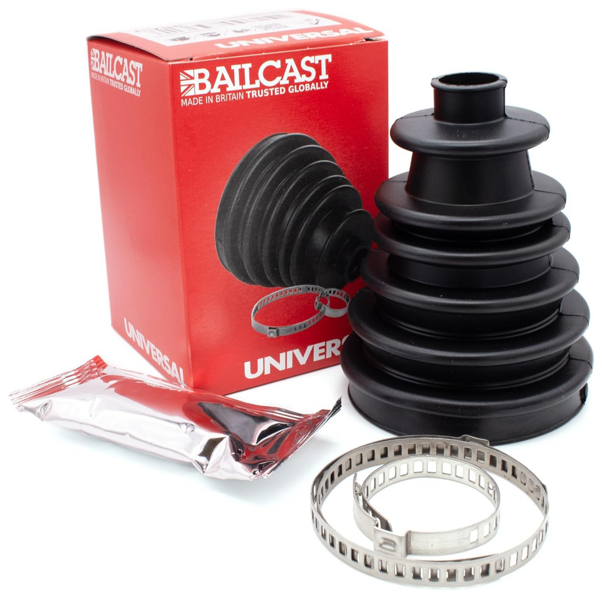Bailcast CVS18 Universal Stretchy Driveshaft CV Joint Boot Kit Split