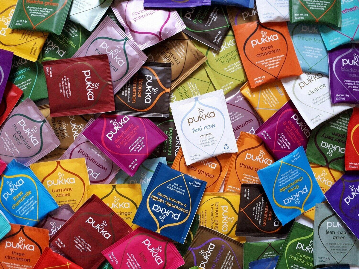 Pukka Organic Herbal Tea Bags, Random Selection