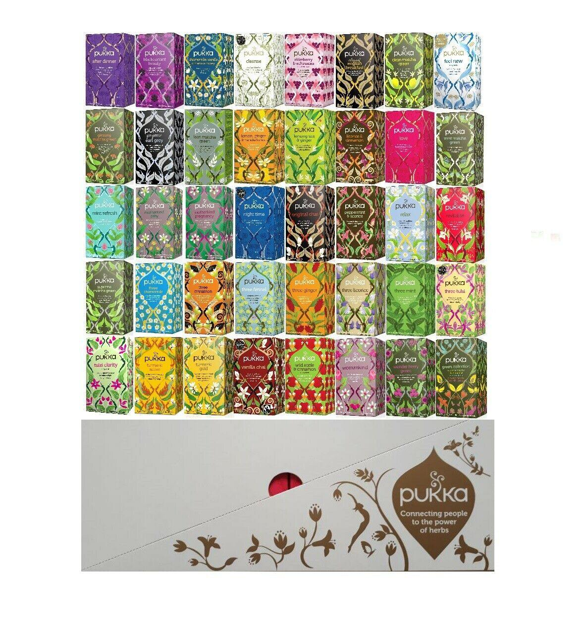 Pukka Organic Herbal Tea Bags, Random Selection