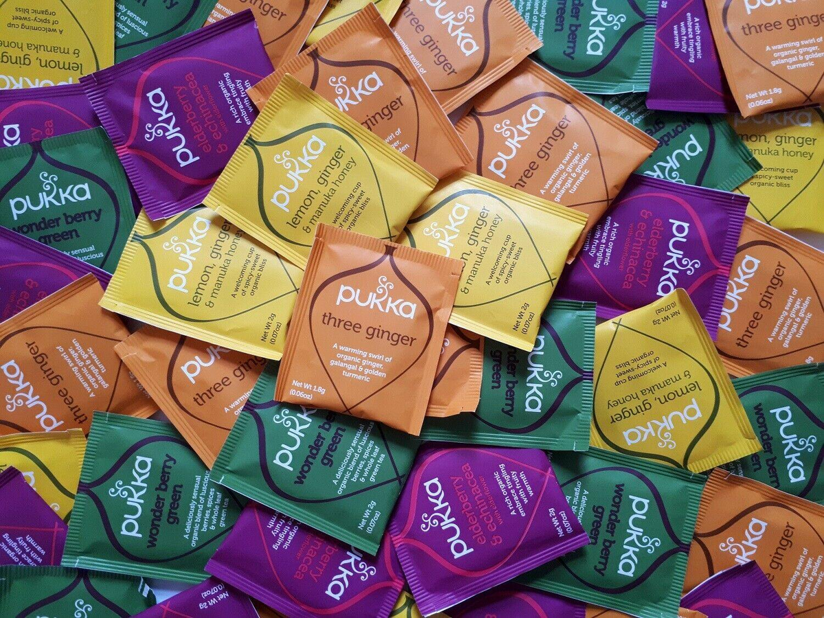 Pukka Organic Herbal Tea Bags, Random Selection