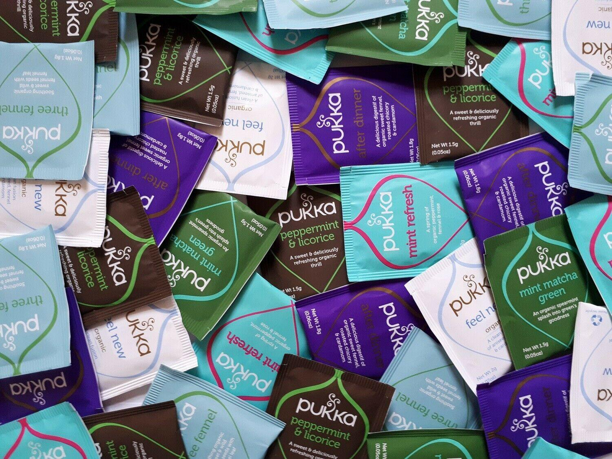 Pukka Organic Herbal Tea Bags, Random Selection