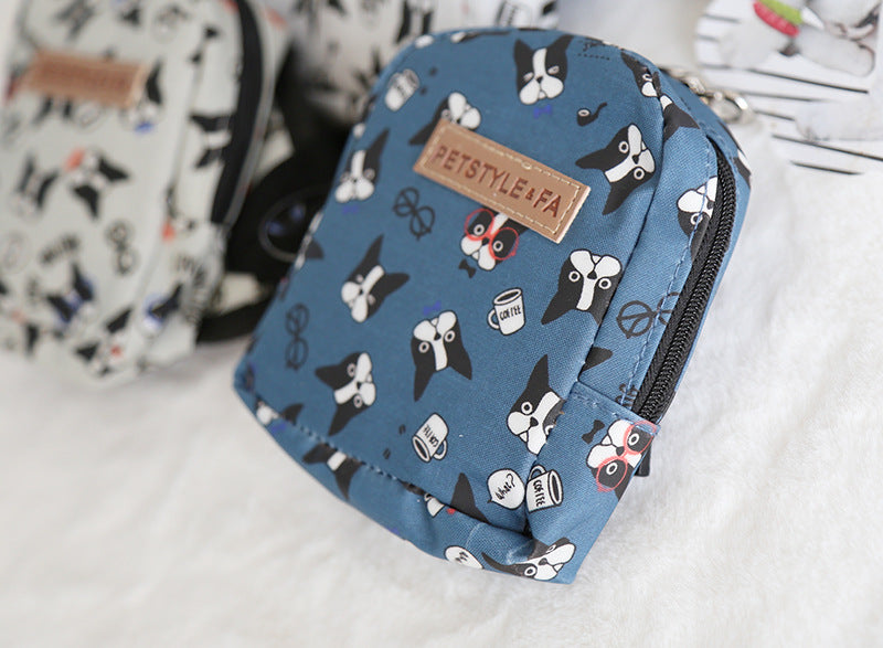 Bullfight print backpack pet backpack