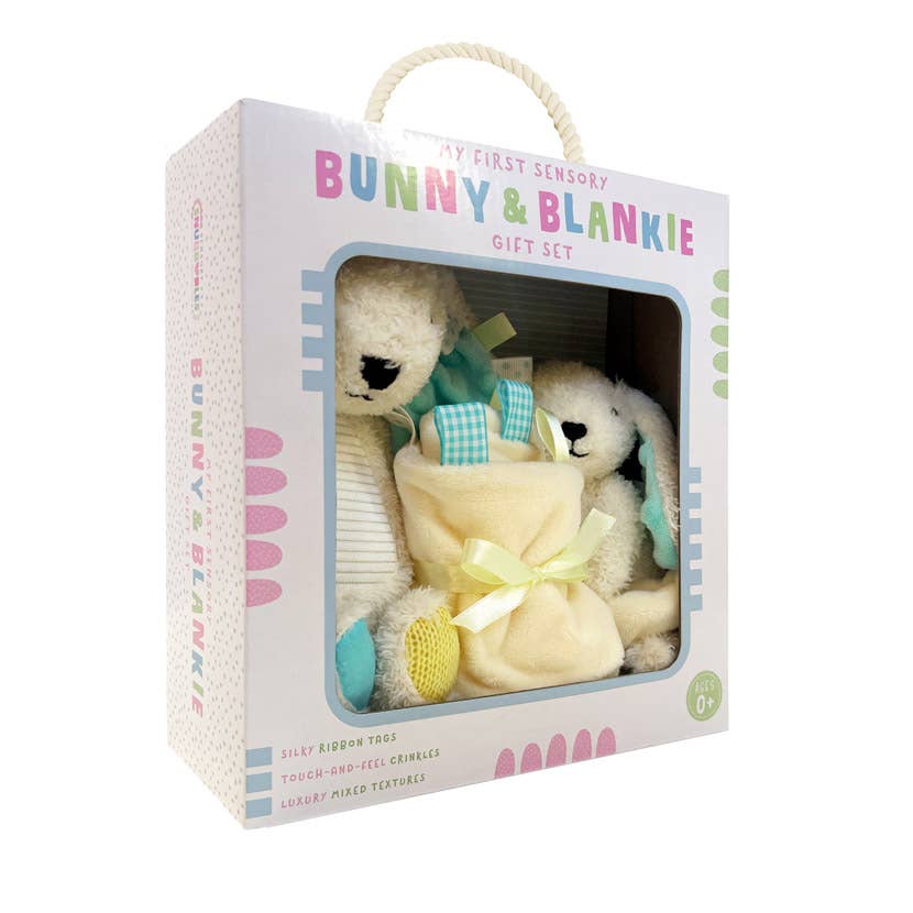 Sensory Snuggables Bunny & Blankie Baby Gift Set | Soft Toy for Babies