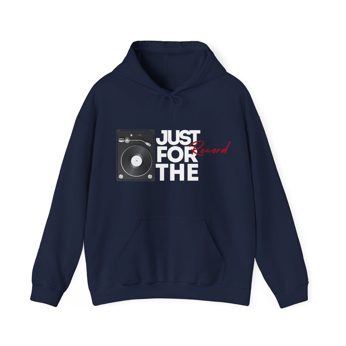 Just for the Record Men's Vinyl Record Hoodie