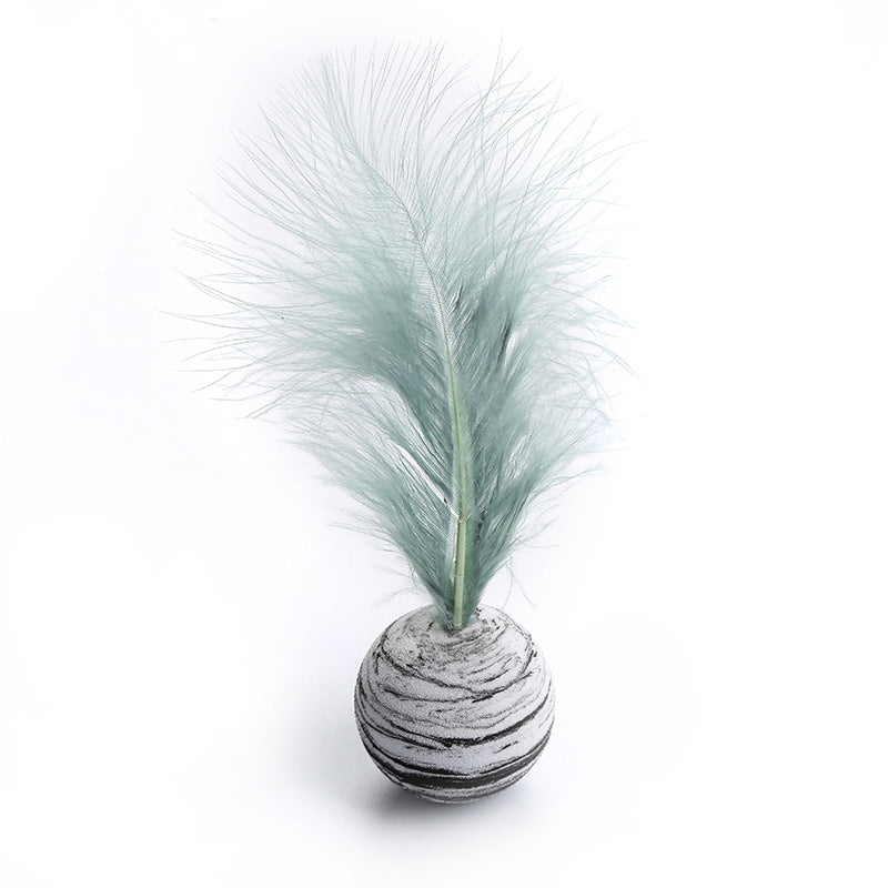 Cat-related Products Feather EVA Material Lightweight Foam Ball Throwing Toy