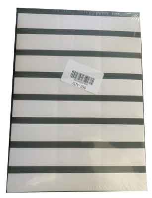 500 x Regaletiketten 21 x A4 Barcode 21
