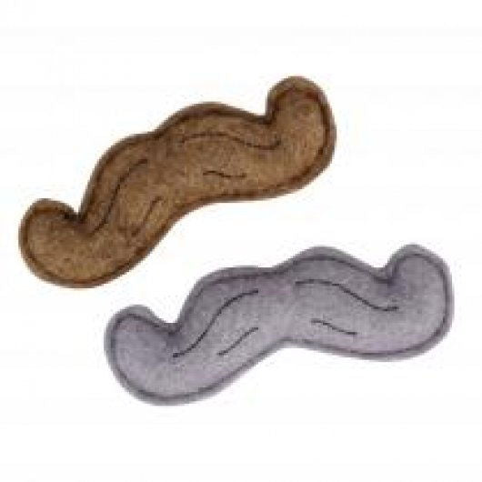 Ministry Of Pets Moustache Catnip Toy 2 Pack - Case of 12