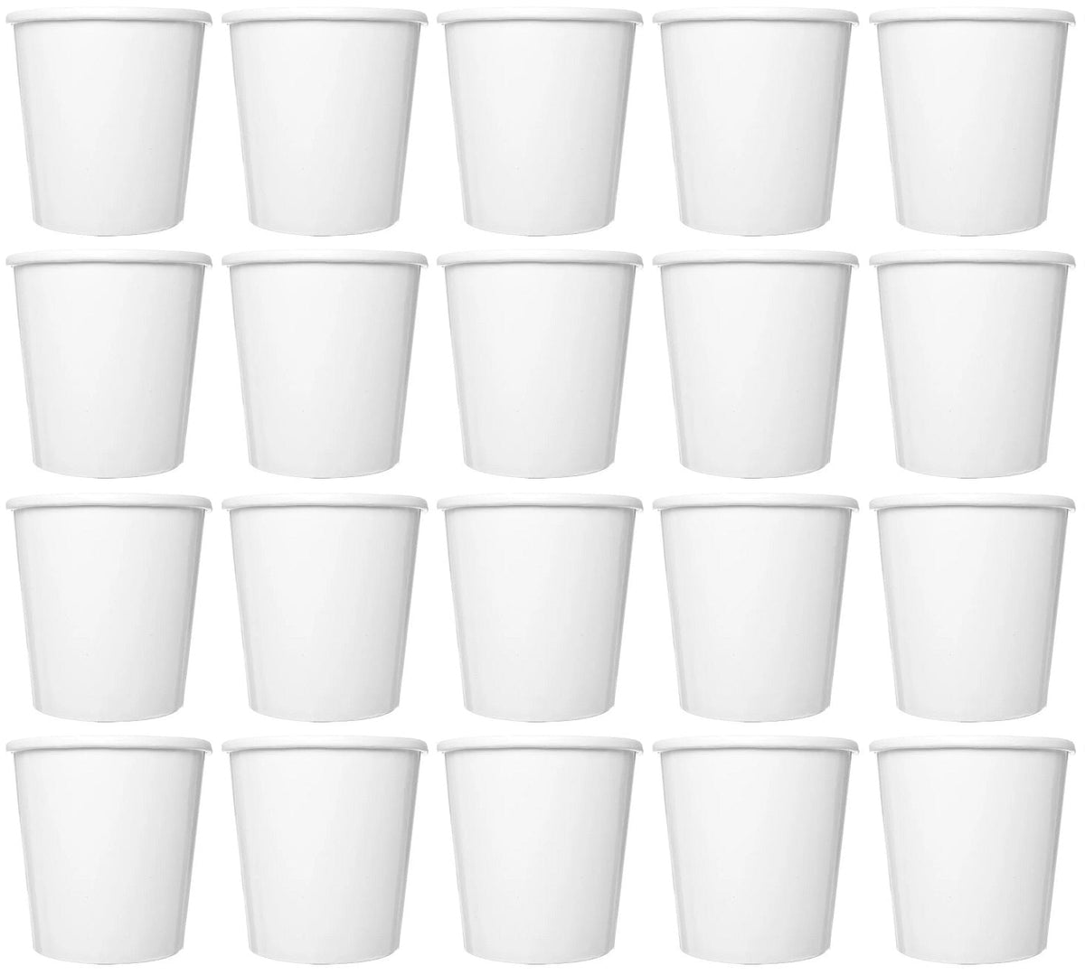 20 x Lid Paper Container Soup 8/12Oz