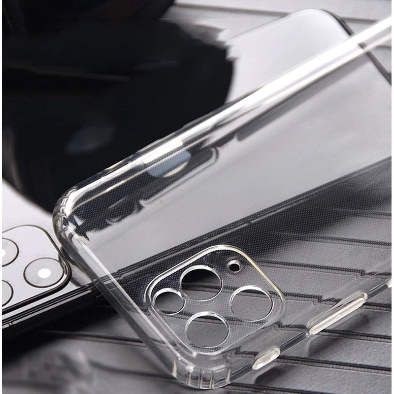Soft TPU Clear Case with Dust Plug - For iPhone 16 Pro Max