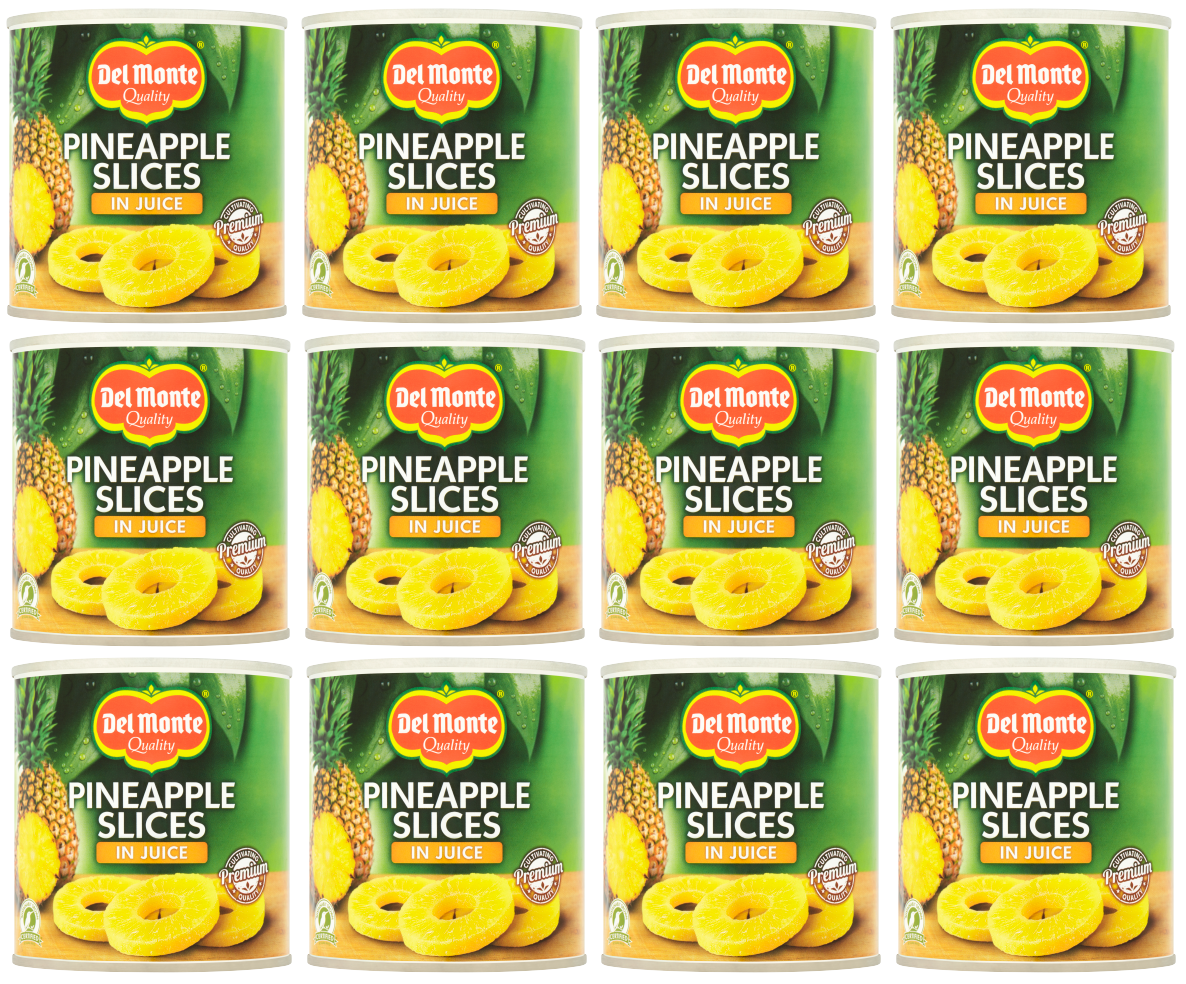 12 x Rodajas de Piña Del Monte en Su Jugo 432g