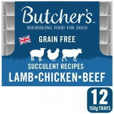 Butcher's Succulent Recipes Dog Food Trays - 4 x 150g / 12 x 150g - Case