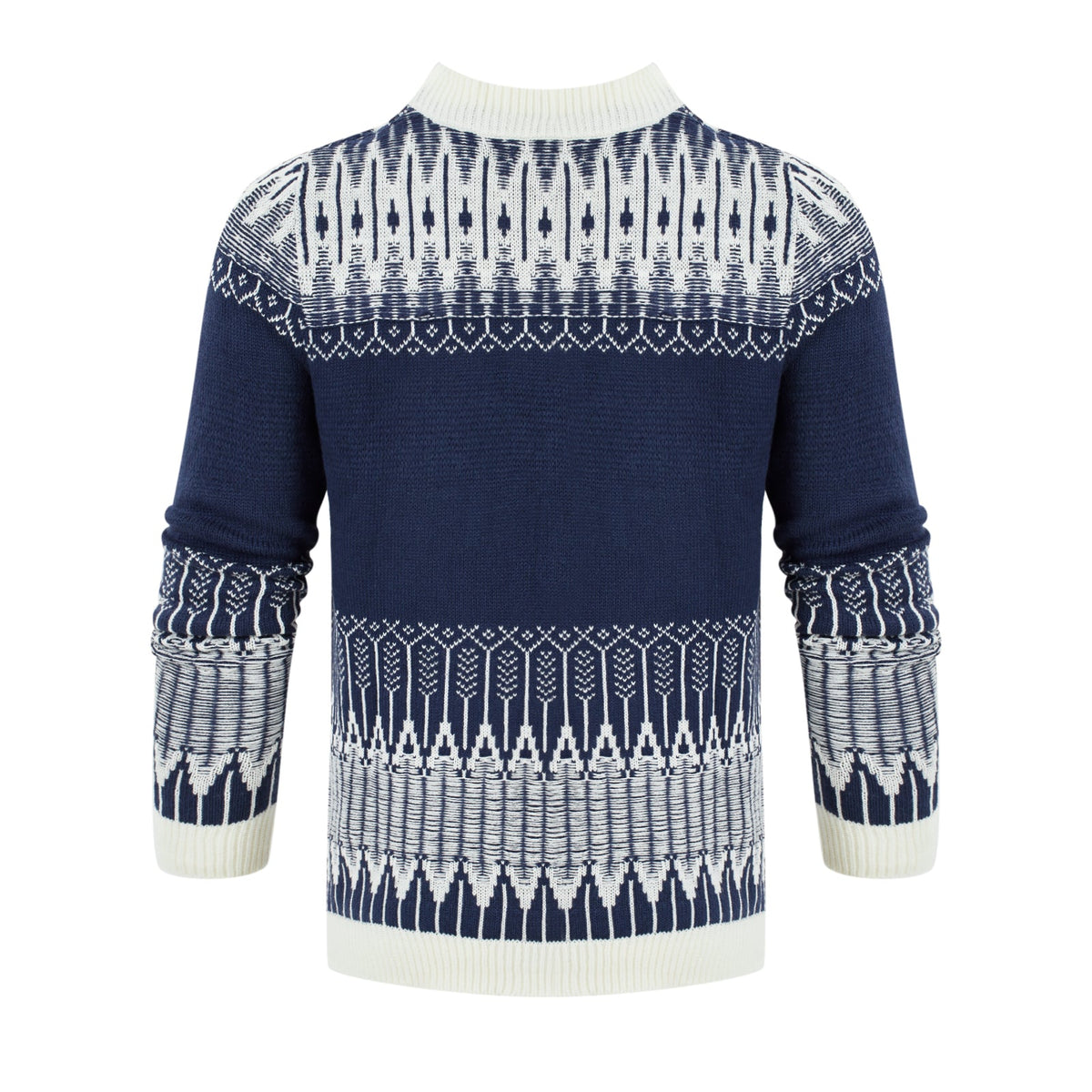 Men's Knitted Sweater Fashion Long-sleeved Pullover Tops Fall And Winter Clothing