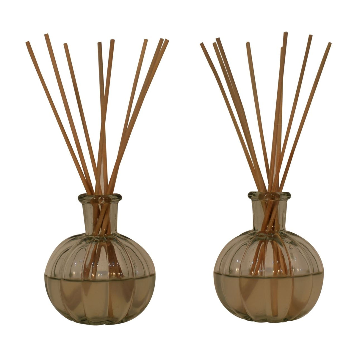 Artisan Amia Glass Bottle Diffuser Set (Lemon Grass & Summer Tides)
