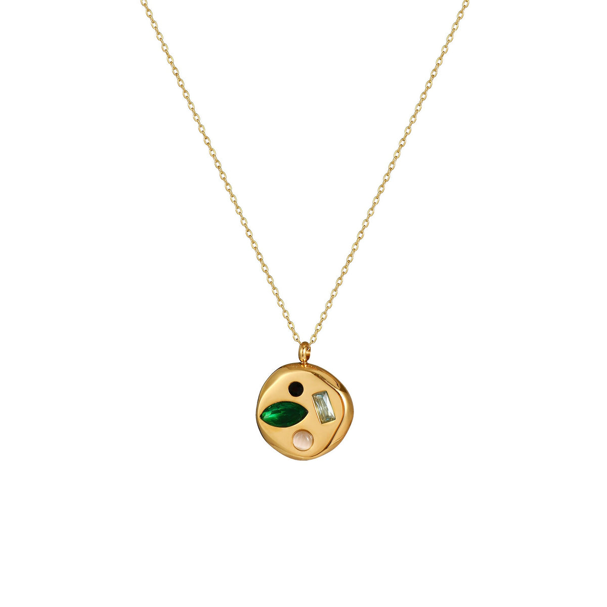 Colorful Zircon Mom Necklace December Birthday Stone Valentine's Day Gift Gifts For Moms Necklace
