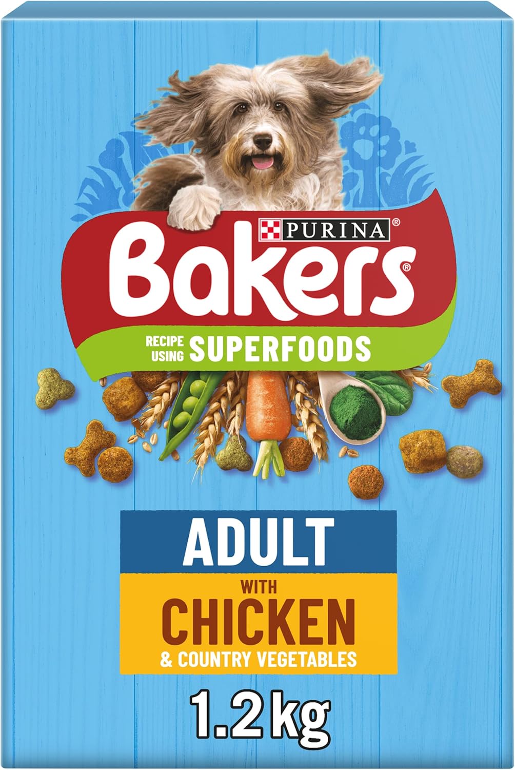 5 x Bakers Adult Huhn & Landgemüse - 1,2 kg