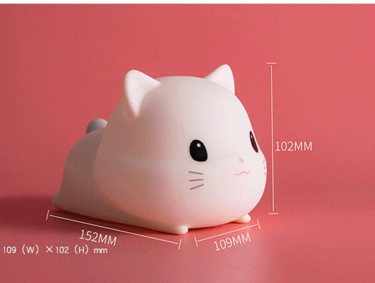 Cat silicone night light