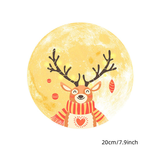 Christmas Moon Wall Stickers
