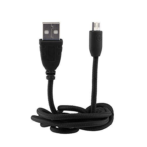 Urbanz INC-MU/U-1-BK Braided Cord Micro USB to USB Cable 1M - Black