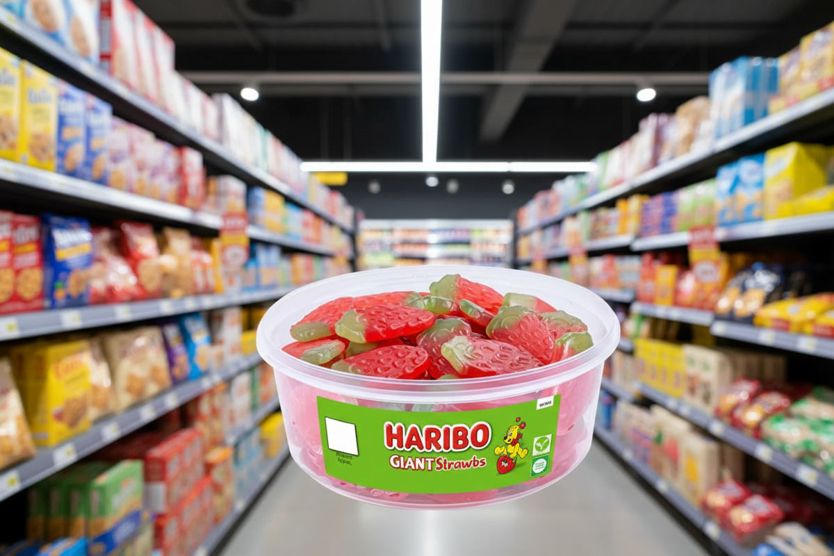 6 x Haribo Riesen-Erdbeeren 825G