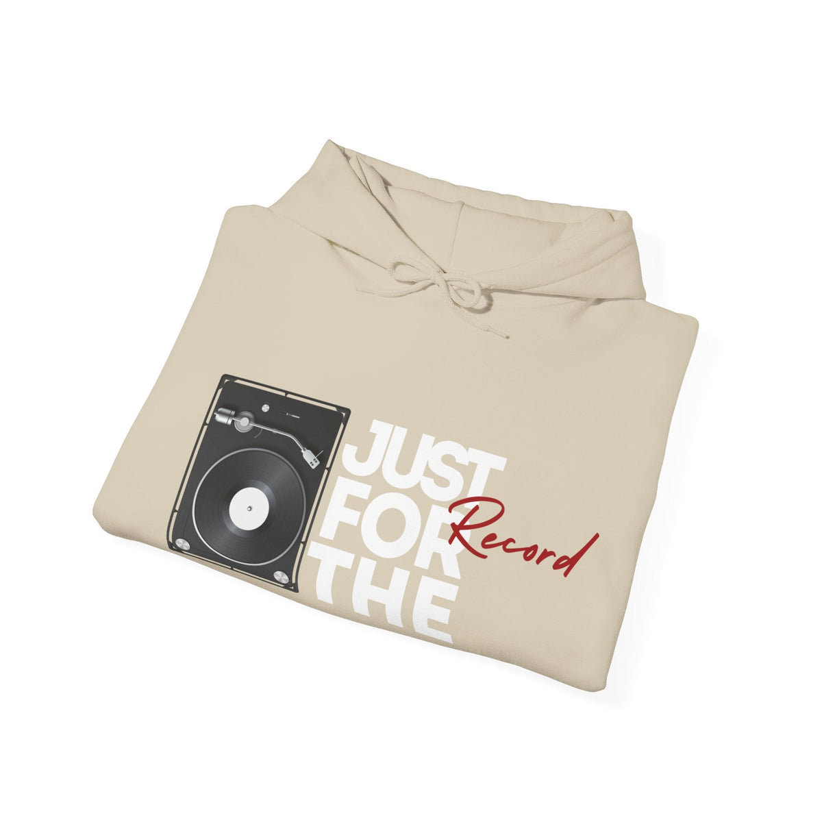Just for the Record Men's Vinyl Record Hoodie