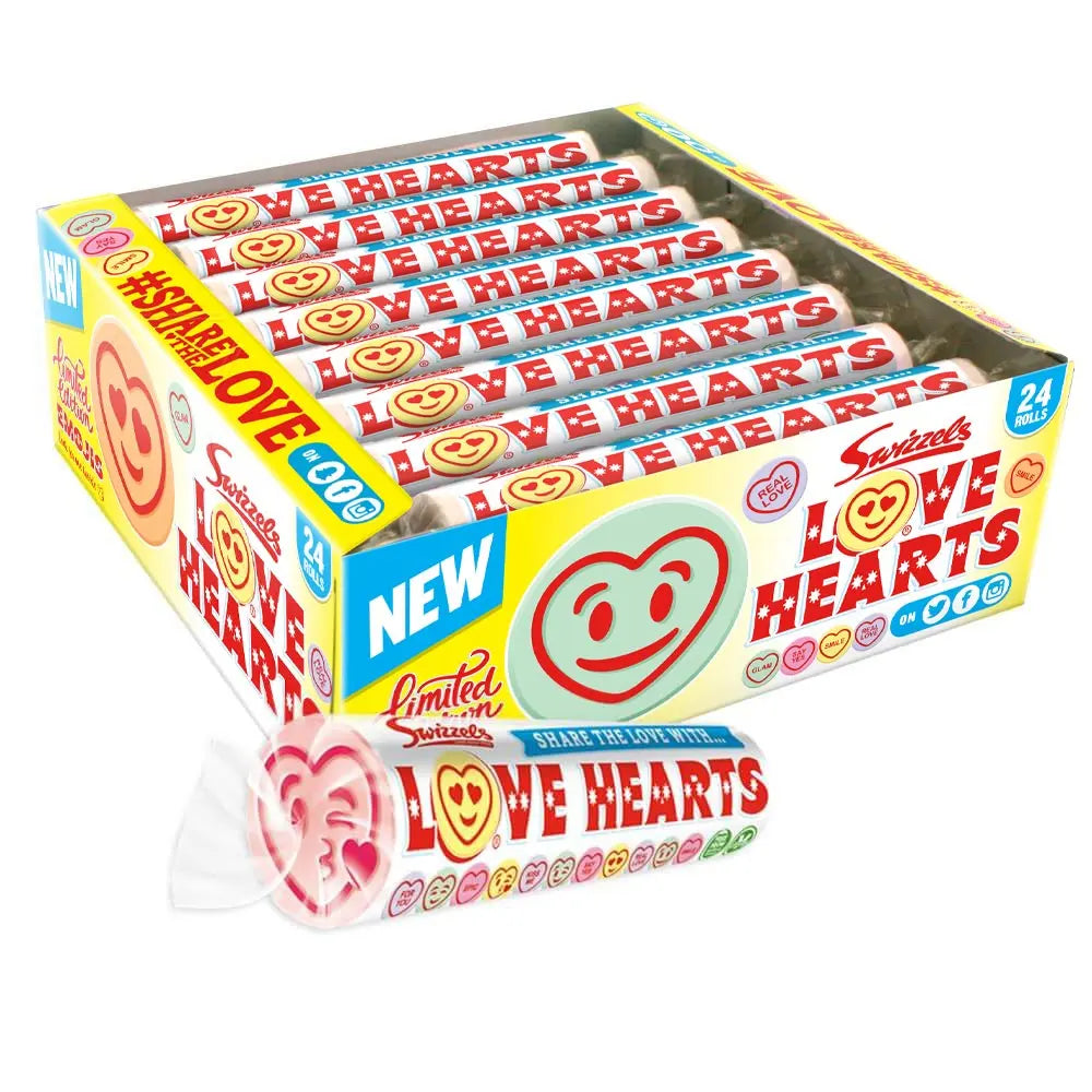 24 x Swizzels Liebesherzen 39G