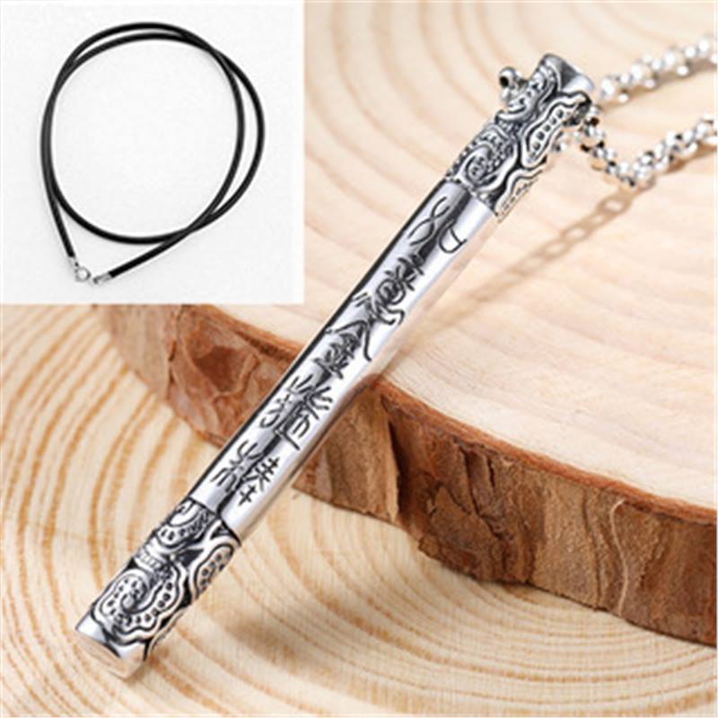 Sterling Silver Men's Pendant Necklace Trendy And Unique