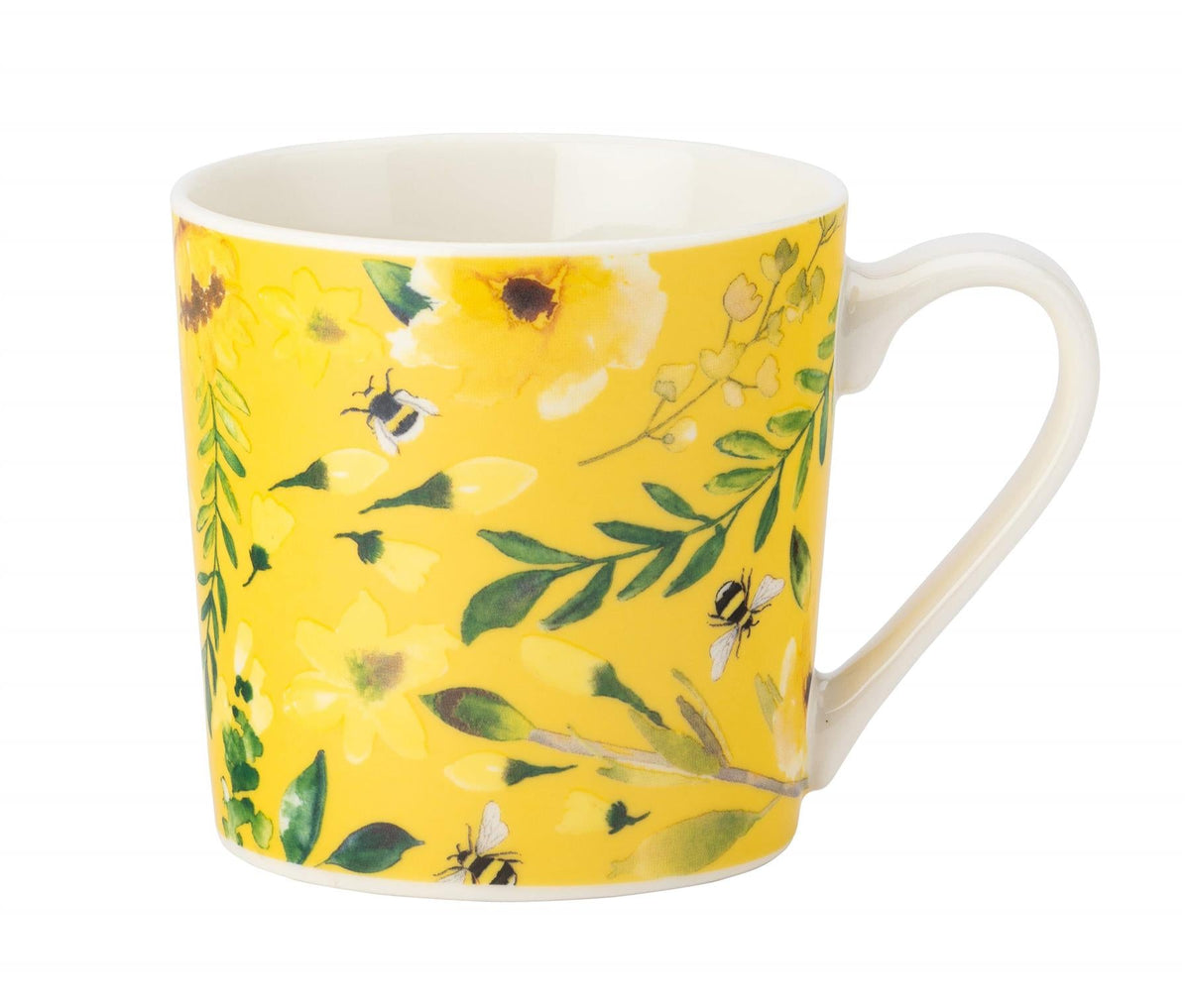 Bee-Beautiful Yellow Mug