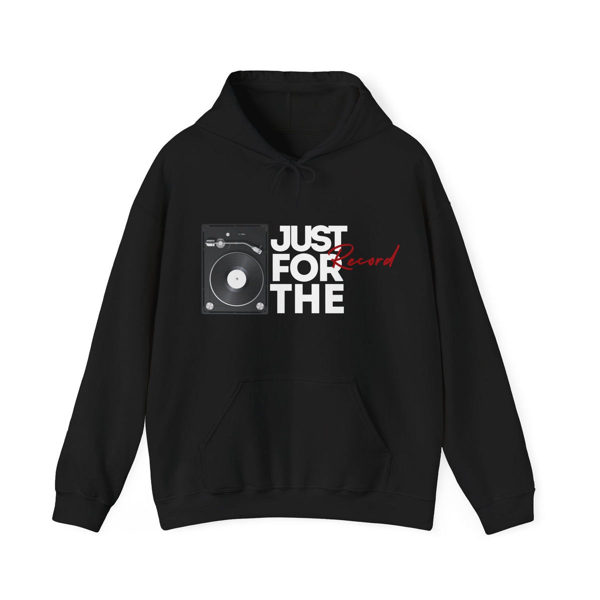Just for the Record Men's Vinyl Record Hoodie