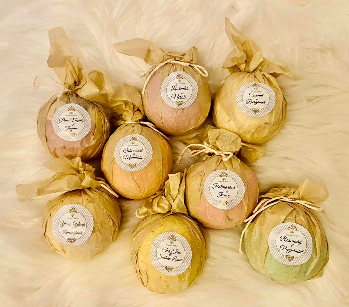 Therapeutic 'Purity' Bath Bomb - Rose & Pink Grapefruit Essential Oils