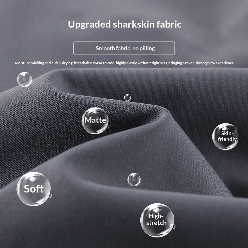 Shark Pants With Mesh Pockets Cropped Base Layer