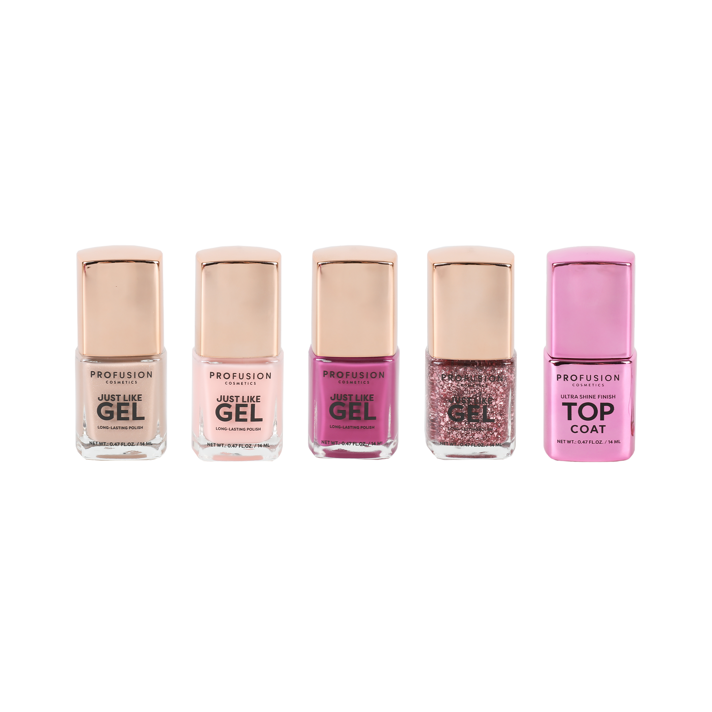 Set de esmaltes de uñas con efecto gel Shining Star