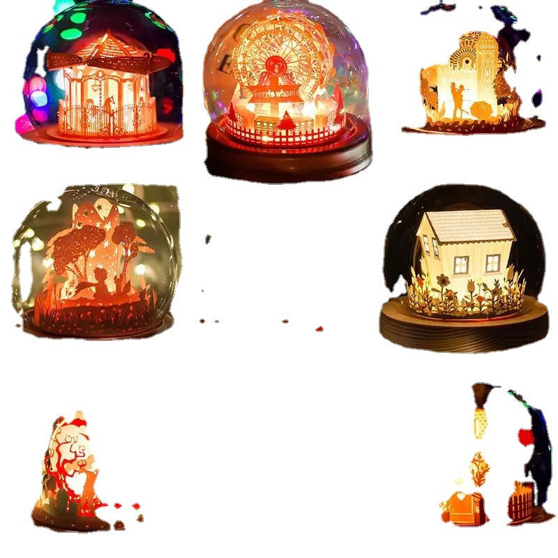Hand-made Three Dimensional Night Light