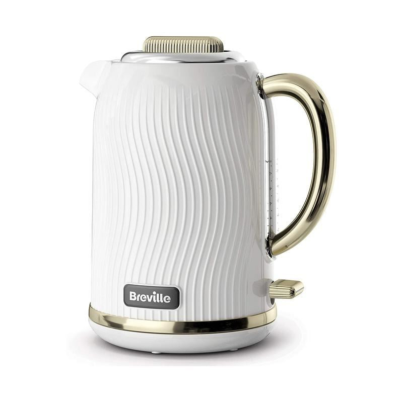 Breville Flow White and Gold Kettle UK Plug